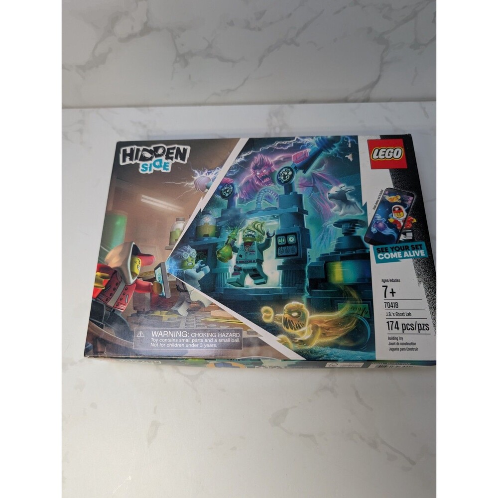 LEGO Hidden Side 70418 J.B.'s Ghost Lab Sealed AR Building Set